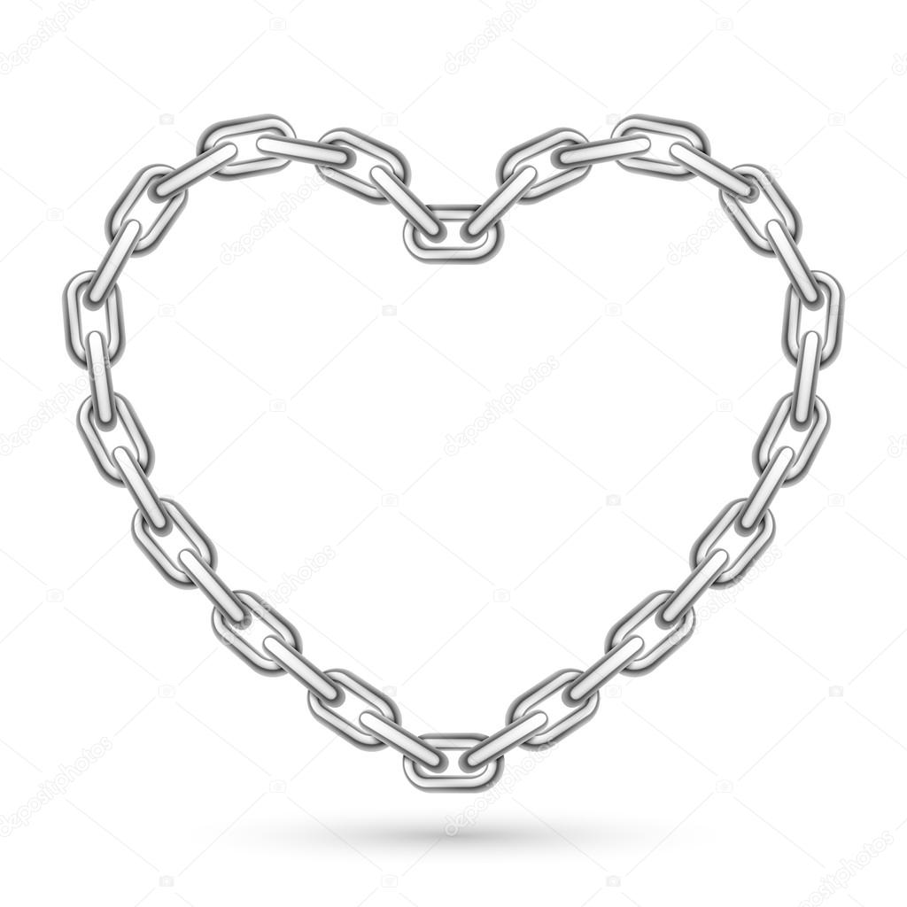 Drawings Of Hearts With Chains Around It
