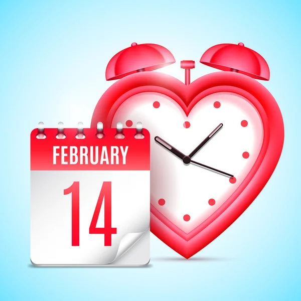 Valentines Day Date Concept — Stock Vector