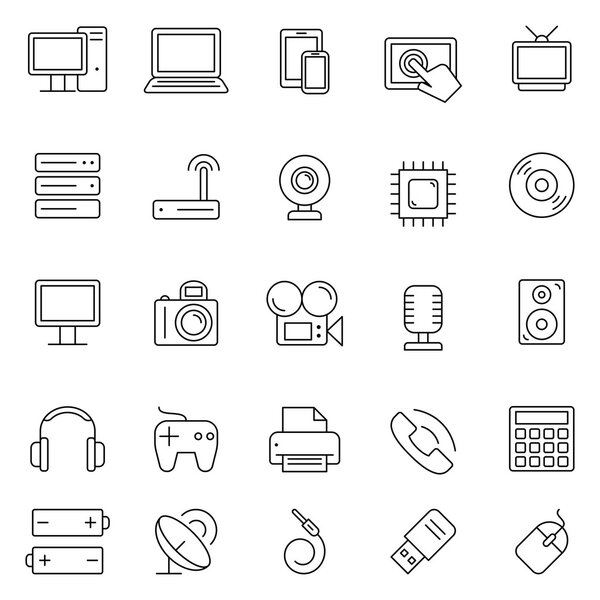 Technology and Electronics Icons