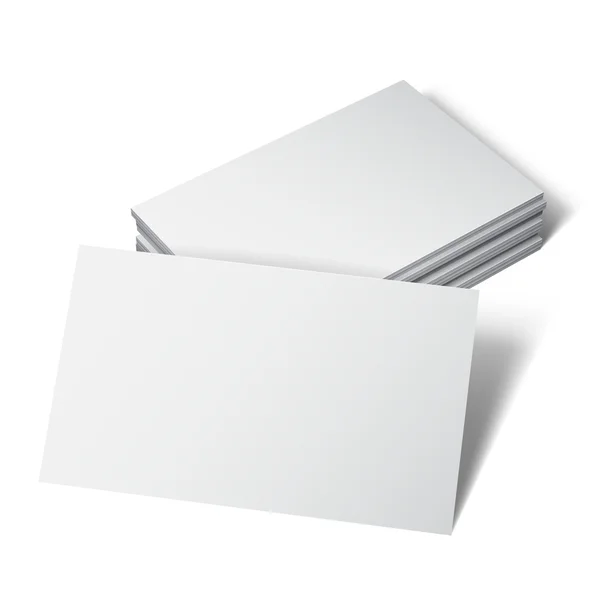 Λευκή επαγγελματική κάρτα — Διανυσματικό Αρχείο