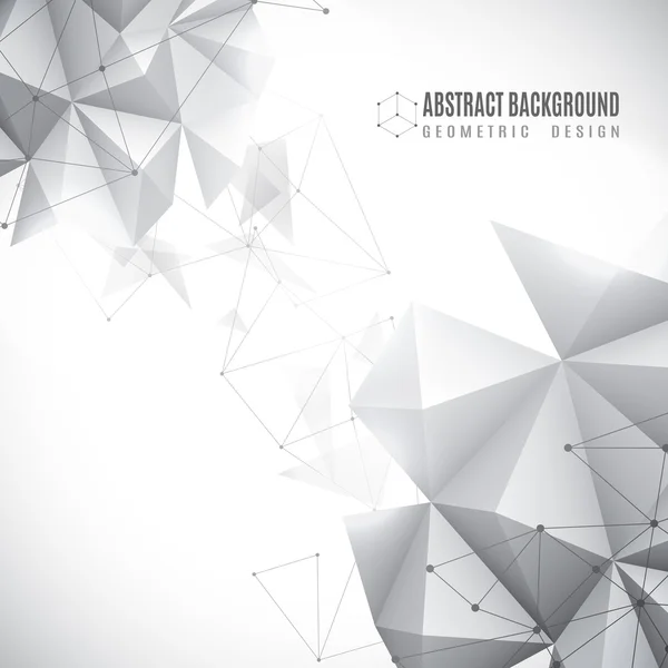 Abstrakter geometrischer Hintergrund — Stockvektor