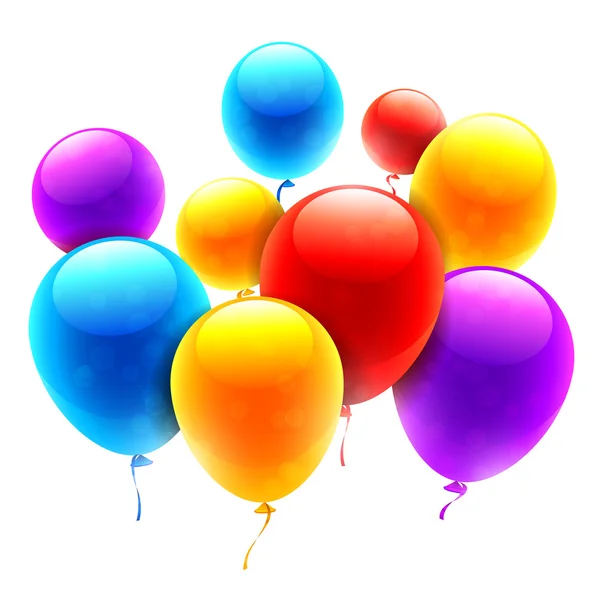 Balões coloridos —  Vetores de Stock