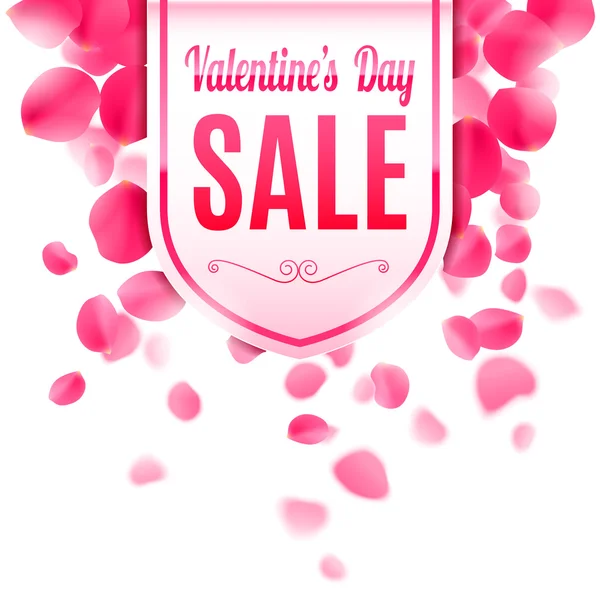 Valentines Day verkoop banner — Stockvector