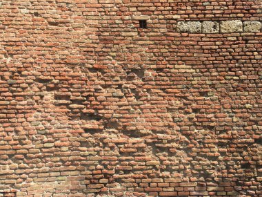 Yaşlı tuğla duvar, taş antika arka plan