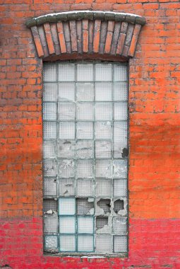 Fabrika pencere. Eski mimari şehrin Saint Petersburg, Rusya Federasyonu