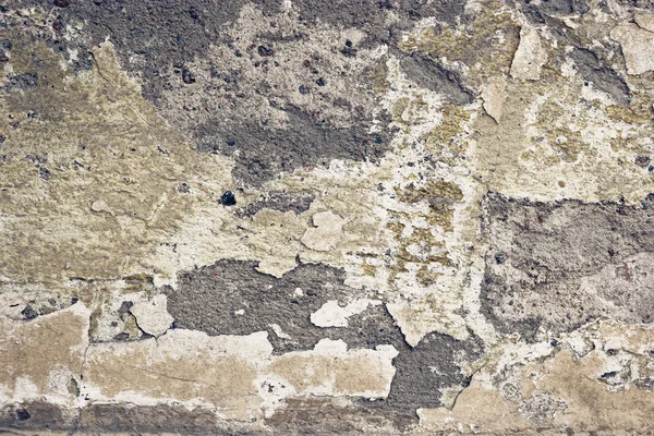 Abstract empty abandoned urban exterior fragment, old weathered concrete wall — Stock Photo, Image