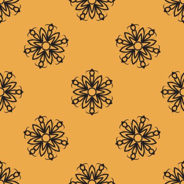 Sonsuz zarif süs stilize çiçek desen tasarım duvar kağıtları için