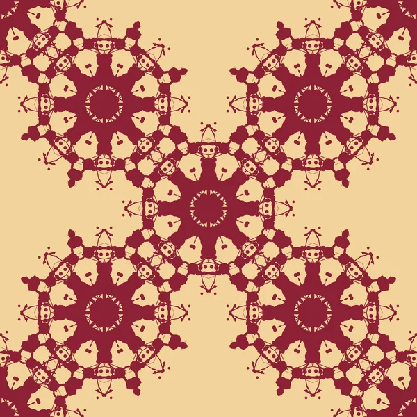 Problemfri Symmetri Print Baseret på blækklatter – Stock-vektor