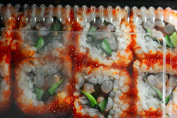 Sushi i plast för — Stockfoto