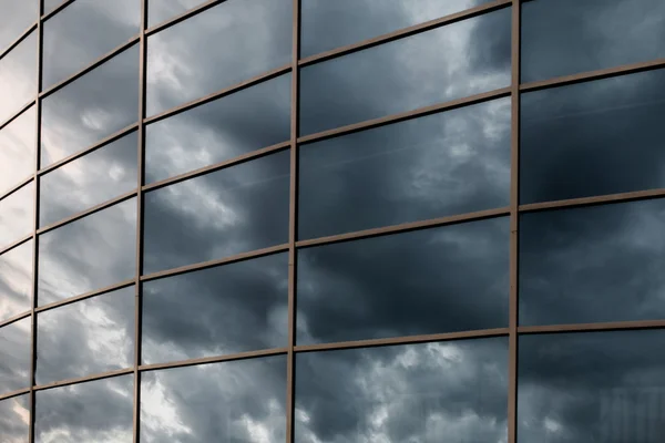 Glass skyscraper wall — Stock Photo, Image