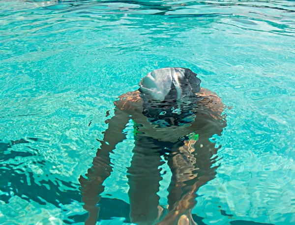 Boy underwater — Stock Photo, Image