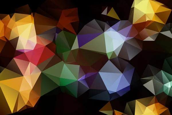 Patrón de formas geométricas. Triángulos. Textura con flujo de efecto espectro. Fondo geométrico. Patrón retro de formas geométricas. Colorido banner de mosaico . — Archivo Imágenes Vectoriales