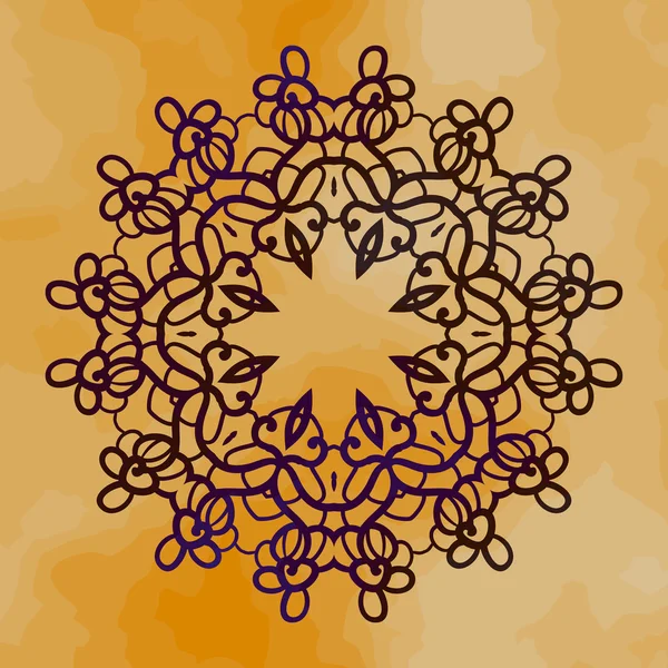 Mandala henna — Stockvector