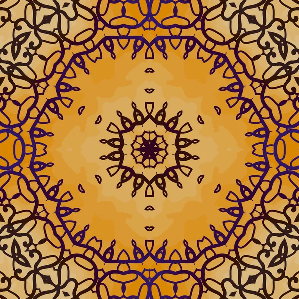 Henna de mandala — Vector de stock