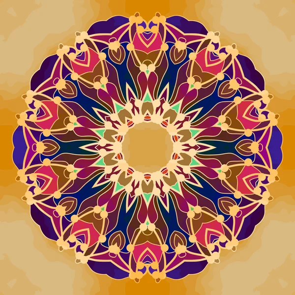 Abstract Mandala Background — Stock Vector