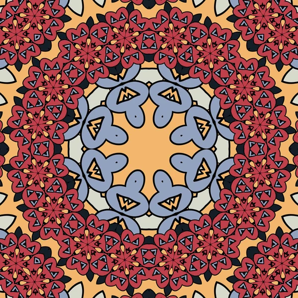 Mandala Flor Abstracto. Elemento decorativo para diseño vintage. Ilustración vectorial . — Archivo Imágenes Vectoriales