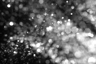 Kar fırtınası doku. O havada ufuk kar taneleri veya yağmur damlaları