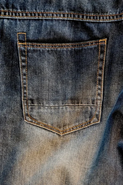 Jeans kapsy zpět Prohlédni — Stock fotografie