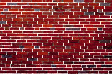 Kırmızı tuğla duvar desen doku zemin duvar kağıdı arka plan