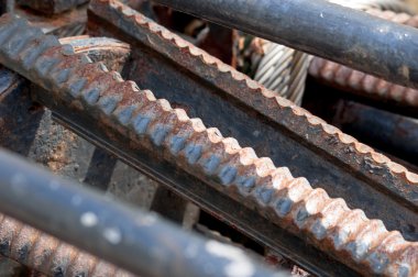 Paslı metal soyut motoru