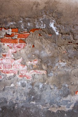 Beton vintage tuğla duvar arka plan kırık. Doku grunge b