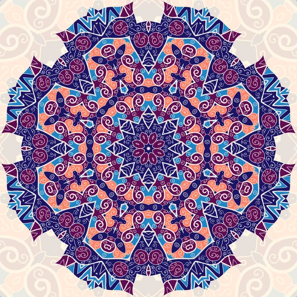 Fondo colorido Mandala — Archivo Imágenes Vectoriales