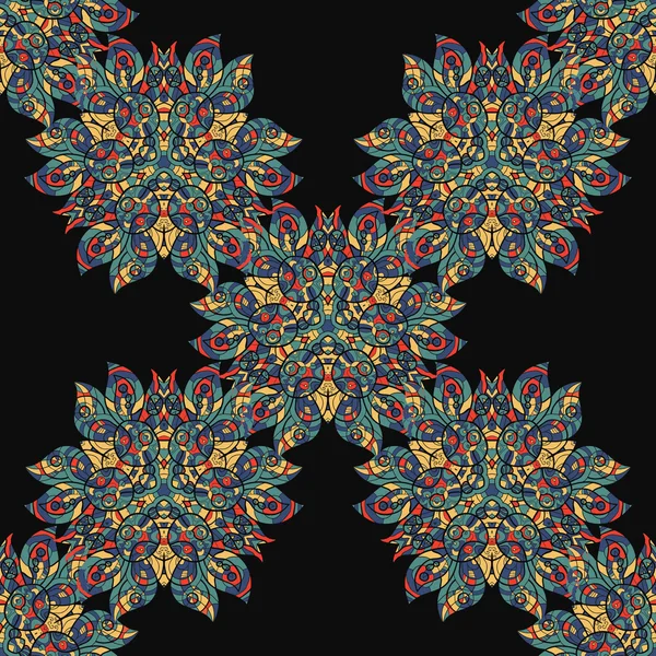 Motif floral sans couture. — Image vectorielle