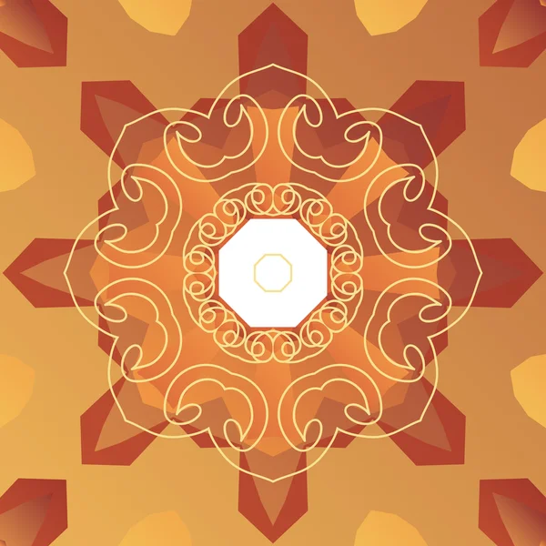 Mandala gabarit fond — Image vectorielle