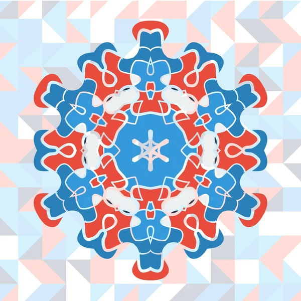 Mandala modelo de fundo — Vetor de Stock