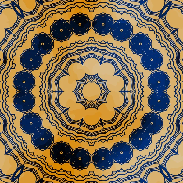 Telaio Mandala per testo in stile orientale — Vettoriale Stock