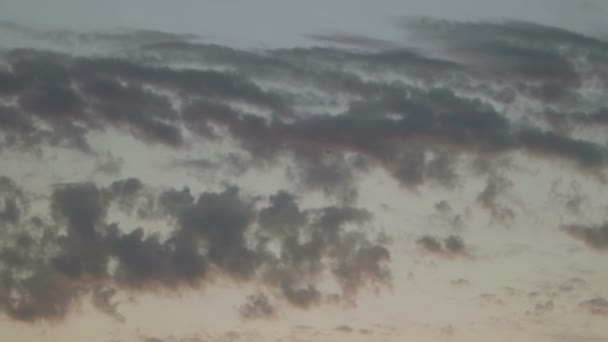 Buio cielo tramonto. — Video Stock