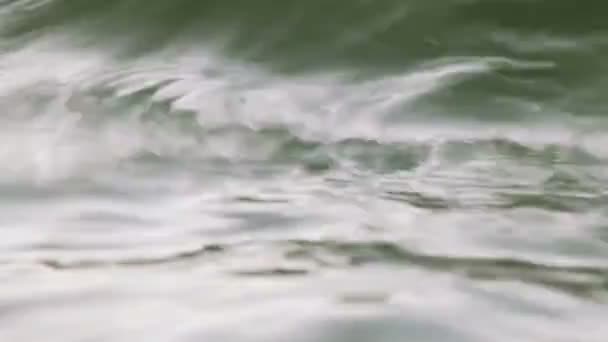 Macro delle onde. Buono per iscrizioni . — Video Stock