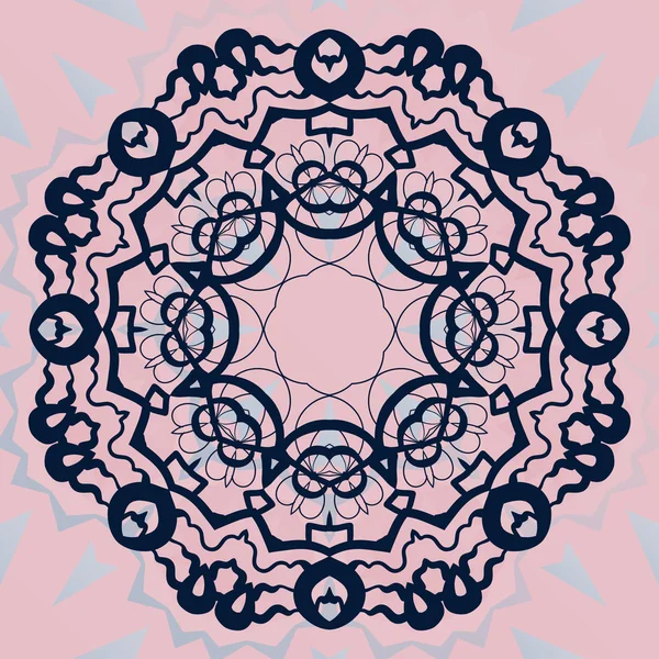 Indiase mandala medaillon — Stockvector