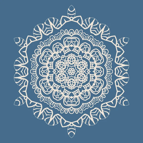 Indian mandala medallion — Stock Vector