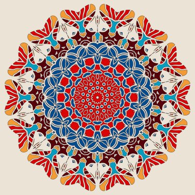 Stilize Mandala Yazdır.
