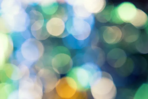 Defokussierte Bokeh-Lichter der Mischfarben — Stockfoto