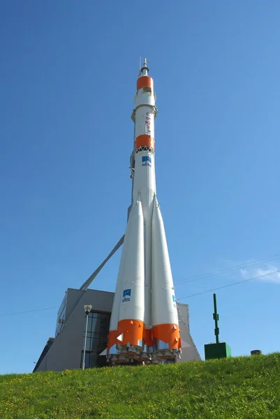 Samara Russia May Soyuz Rocket Monument May 2012 Samara City — Stock Photo, Image