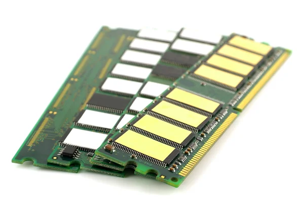 Memory chips for computer — Stock Photo, Image