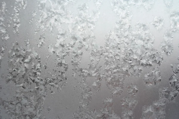 抽象的なテクスチャ、パターン ウィンドウの霜 — ストック写真