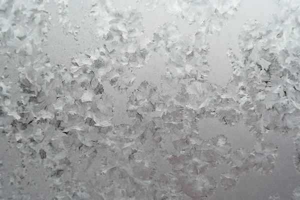 Texture astratta, gelo modello sulla finestra — Foto Stock
