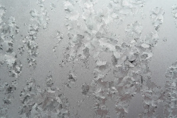 Abstract texture, pattern frost on the window — Stock Photo, Image