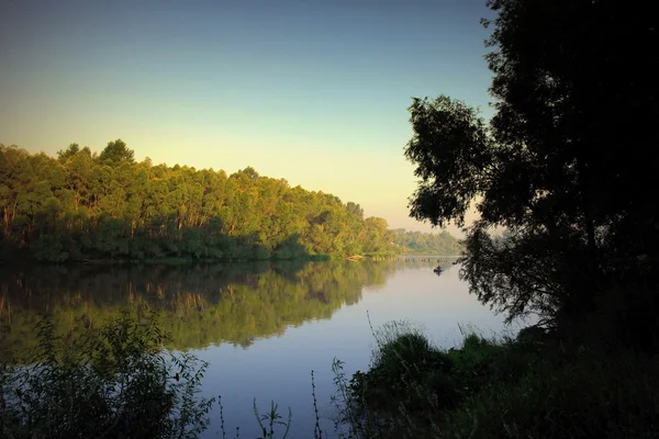 Ranní letní krajina — Stock fotografie