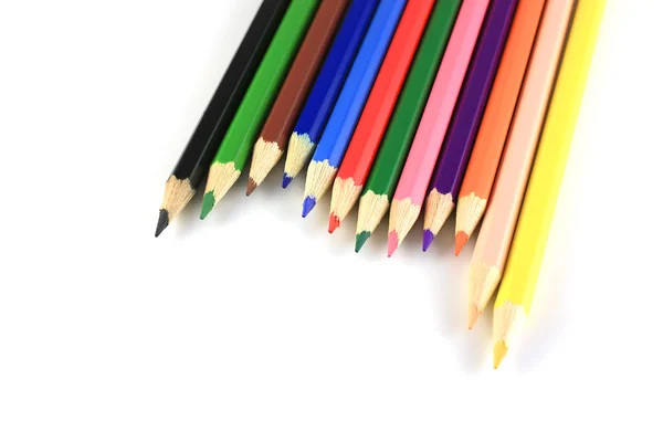 Абстрактный фон с карандашами — стоковое фото