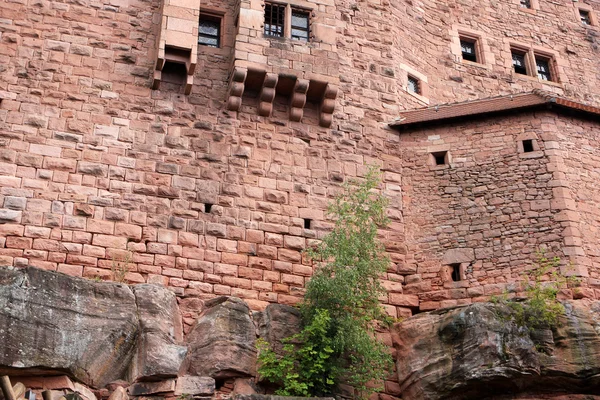 Chateau du haut-koenigsbourg, Elsass, Frankreich — Stockfoto