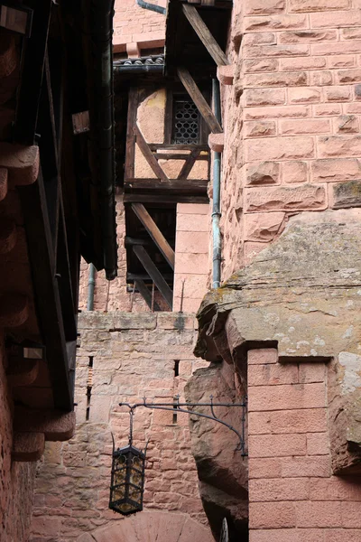 Chateau du haut-koenigsbourg, Alsasko, Francie — Stockfoto