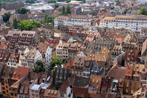 Vista de Estrasburgo, Alsacia, Francia — Foto de Stock