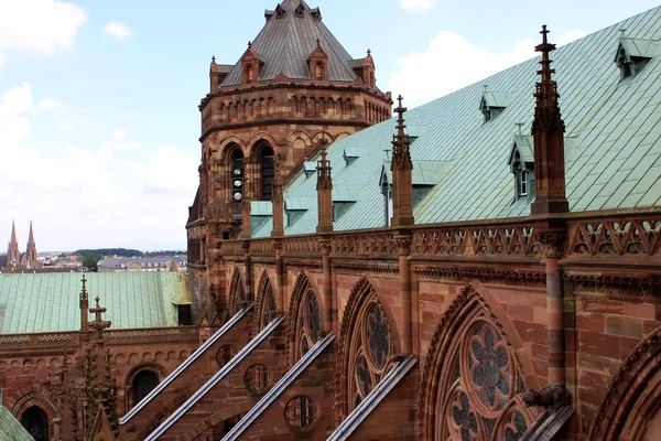 Catedral de Estrasburgo, Alsácia, França — Fotografia de Stock