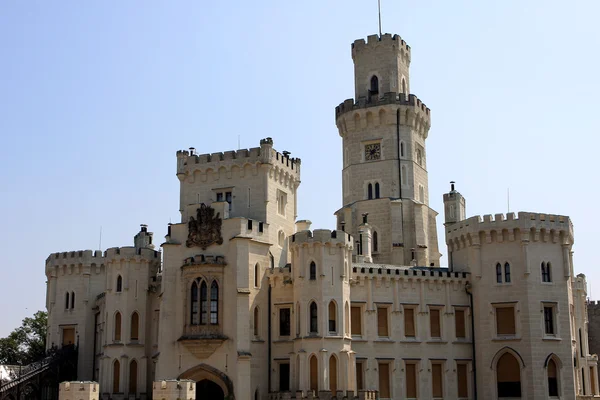 Castillo en Hluboka nad Vltavou — Foto de Stock