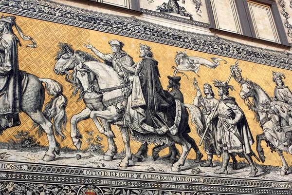 Processie van prinsen, Dresden — Stockfoto