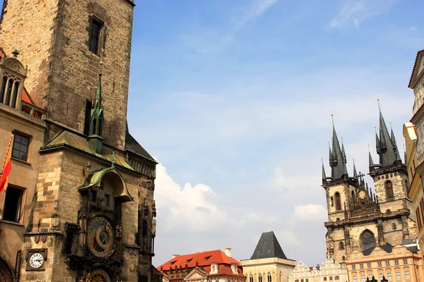 Staré věže Staroměstské radnice, Praha — Stock fotografie